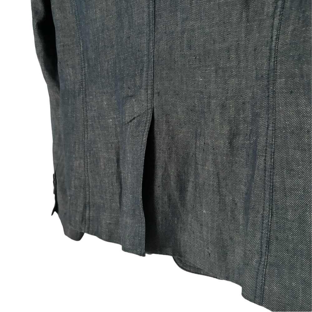 Talbots Linen One Button Jacket 4 - image 4